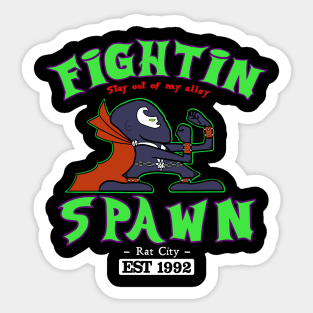 Fightin Spawn Sticker